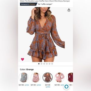 Amazon romper size M